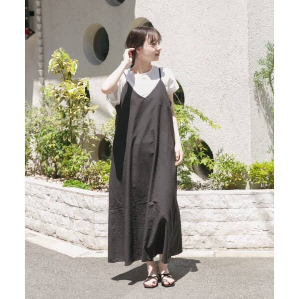 URBAN RESEARCH 新品 フレンチTシャツ×キャミワンピースセット URBAN RESEARCH ITEMS｜フレンチTシャツ*キャミワンピースセット