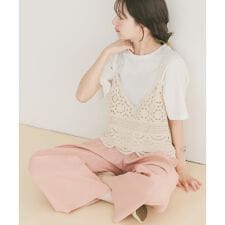 ニットビスチェTシャツセット