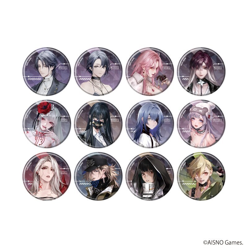 ホログラム缶バッジ(57mm)「無期迷途」01/コンプリートBOX(全12