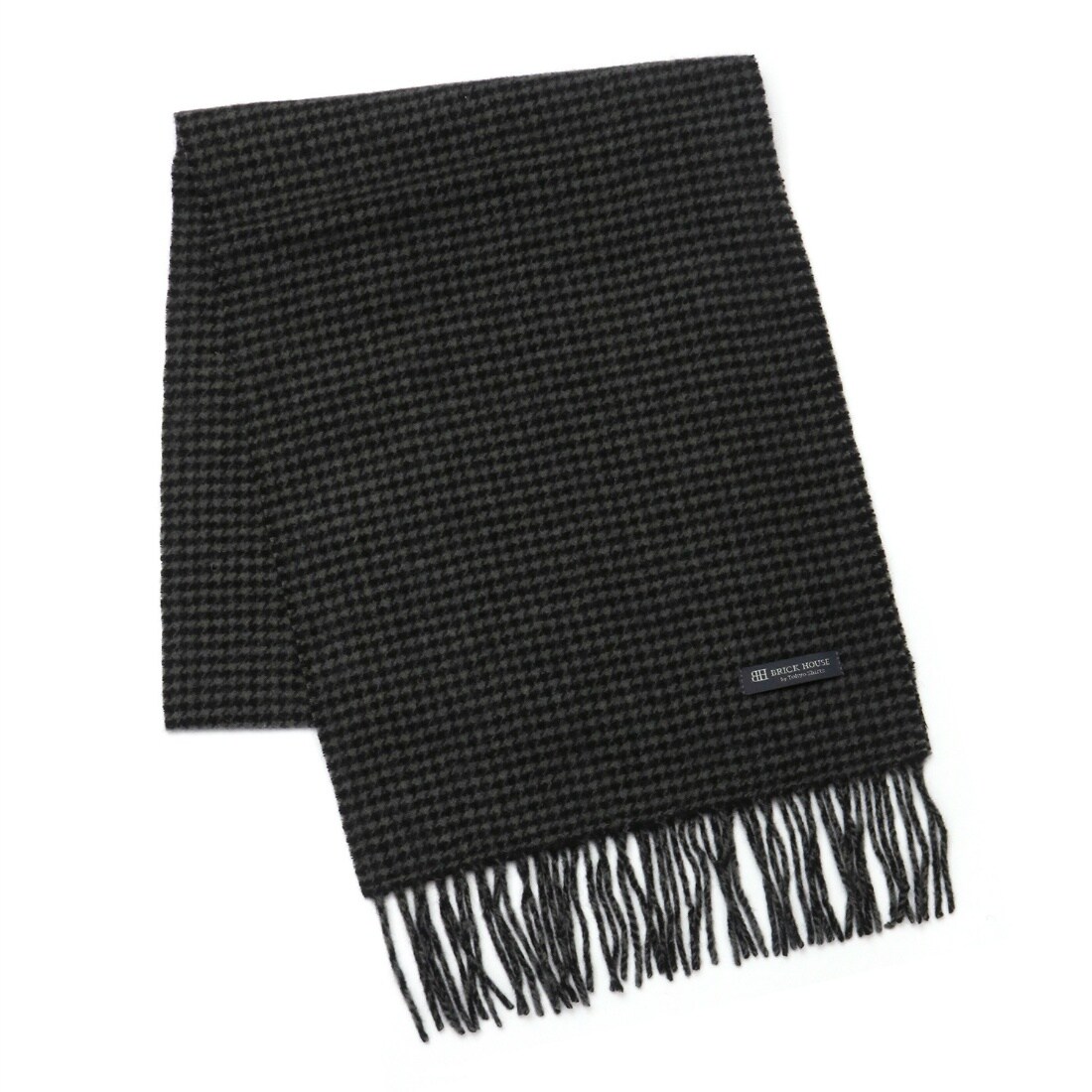 ウールカシミヤ マフラー 千鳥格子柄 ビジネス | ブリックハウス