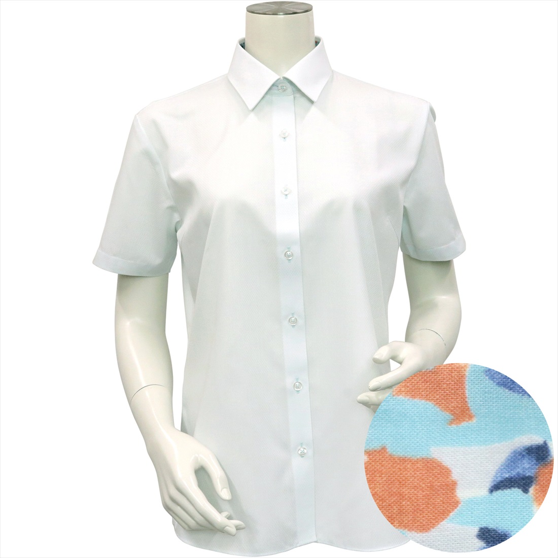形態安定 レギュラー衿 半袖 レディースシャツ | ブリックハウス