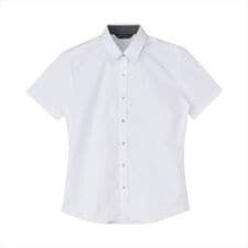 ブリックハウス(BRICKHOUSE)の【透け防止】 レギュラー 半袖 形態安定 レディースシャツ