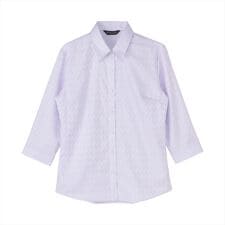 ブリックハウス(BRICKHOUSE)の【超形態安定】 レギュラー 七分袖 形態安定 綿100% レディースシャツ