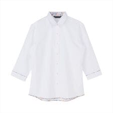 ブリックハウス(BRICKHOUSE)の【透け防止】 レギュラー 七分袖 形態安定 レディースシャツ