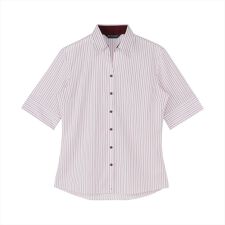 ブリックハウス(BRICKHOUSE)の【吸水速乾】 スキッパー 五分袖 形態安定 レディースシャツ