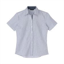 ブリックハウス(BRICKHOUSE)の【吸水速乾】 スキッパー 半袖 形態安定 レディースシャツ