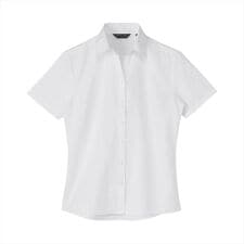 ブリックハウス(BRICKHOUSE)の【透け防止】 スキッパー 半袖 形態安定 レディースシャツ