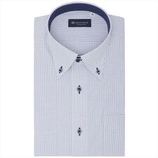 【吸水速乾】 ボットーニ 半袖 形態安定 ワイシャツ