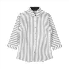 ブリックハウス(BRICKHOUSE)の【透け防止】 レギュラー 七分袖 形態安定 レディースシャツ