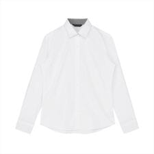 ブリックハウス(BRICKHOUSE)の【透け防止】 ワイド 長袖 形態安定 レディースシャツ