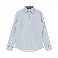 ブリックハウス(BRICKHOUSE)の【透け防止】 スキッパー 長袖 形態安定 レディースシャツ