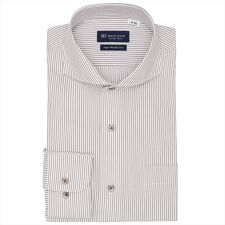 【超形態安定】 ホリゾンタルワイド 長袖 形態安定 ワイシャツ