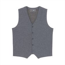 ニット 前身カットソー ツイル ジレ メンズ