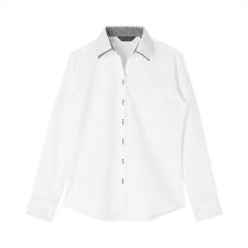 ブリックハウス(BRICKHOUSE)の【透け防止】 スキッパー 長袖 形態安定 レディースシャツ