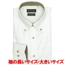 ブリックハウス(BRICKHOUSE)の【超形態安定】 ボタンダウン 長袖 形態安定 綿100% ワイシャツ 大きいサイズ