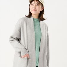 ブリックハウス(BRICKHOUSE)のアウター ワッフルジャカード トッパー コーディガン レディース