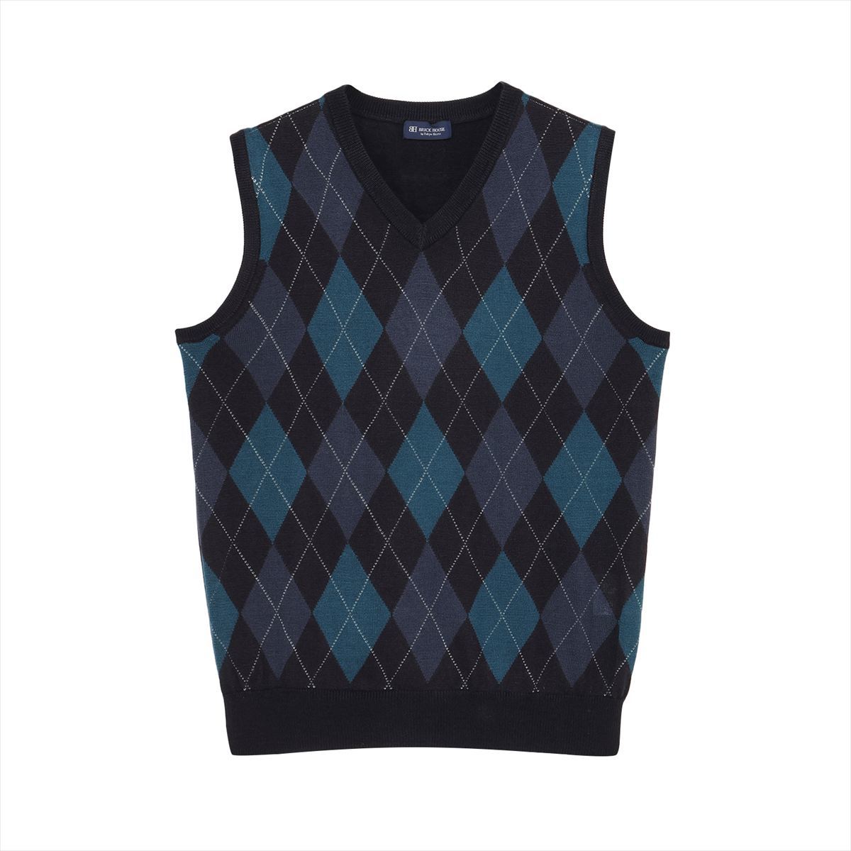 アーガイルニットベスト メンズ | ブリックハウス(BRICKHOUSE