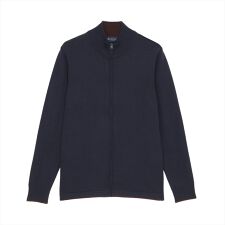 ニット スタンド フルZIP カーディガン メンズ