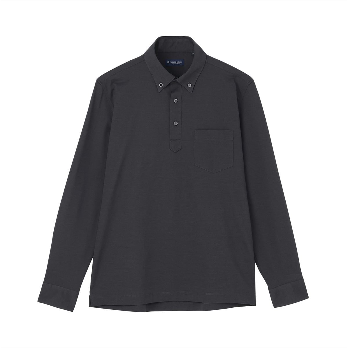 ポロシャツ 長袖 綿100% ビズポロ メンズ | ブリックハウス(BRICKHOUSE