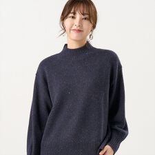 【Pitta Re:)】 ニット 畔ハイネック プルオーバー レディース