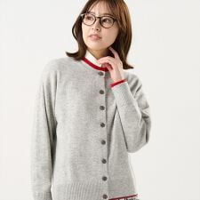 ブリックハウス(BRICKHOUSE)の【Pitta Re:)】 ニット レイヤード風 クルーネック カーディガン レディース