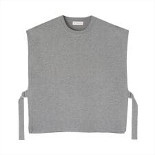 ニット ミラノリブ Ｄカンベルト付 ベスト レディース