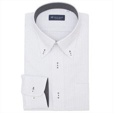 【COFREX】 ボタンダウン 長袖 形態安定 ワイシャツ