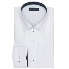 【COFREX】 ワイド 長袖 形態安定 ワイシャツ