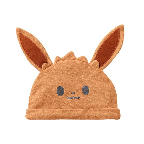 モンポケ　イーブイ　2セット モンポケ ギフトセット （ イーブイ エプロンスーツ＆帽子