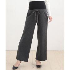 犬印マタニティ＆ベビー(inujirushimaternity&baby)の裏起毛シャギー らくちんあったかパッチポケットパンツ