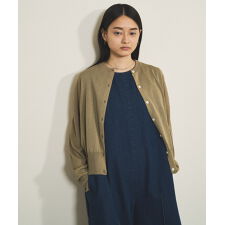 Audrey and John Wad】クルーネックニットカーディガン≪接触冷感・UV