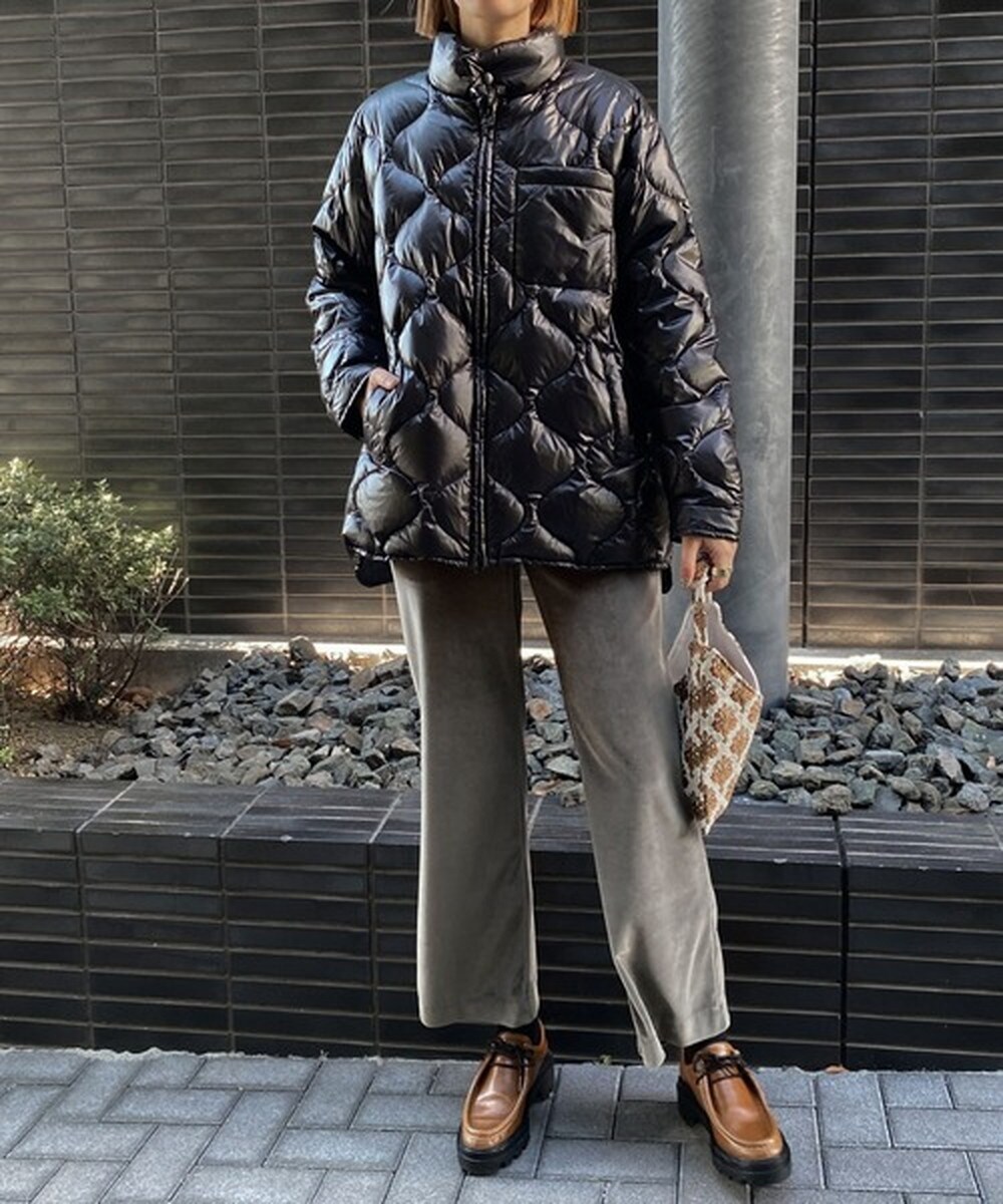 Audrey and John Wad】シレーキルティングスタンドカラーダウン