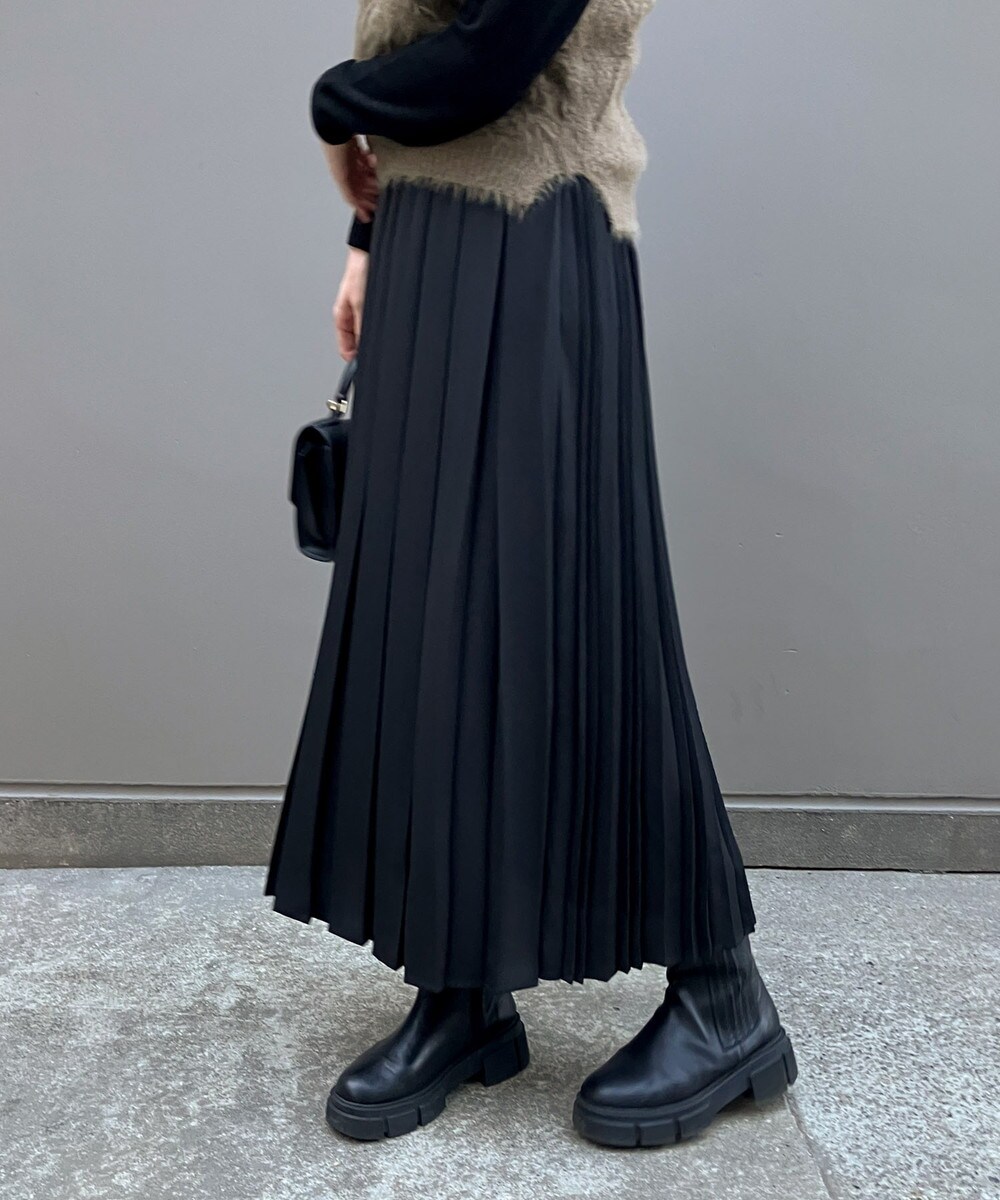 オードリーアンドジョンワッド（Audrey and John Wad）/【Audrey and John Wad】ランダム×ボックスプリーツスカート Audrey and John Wad】ランダム×ボックスプリーツスカート