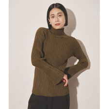 【Audrey and John Wad】モールヤーンワイドリブニットプルオーバー