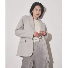 【Audrey and John Wad】ウール混ハンドメイドテーラードジャケット