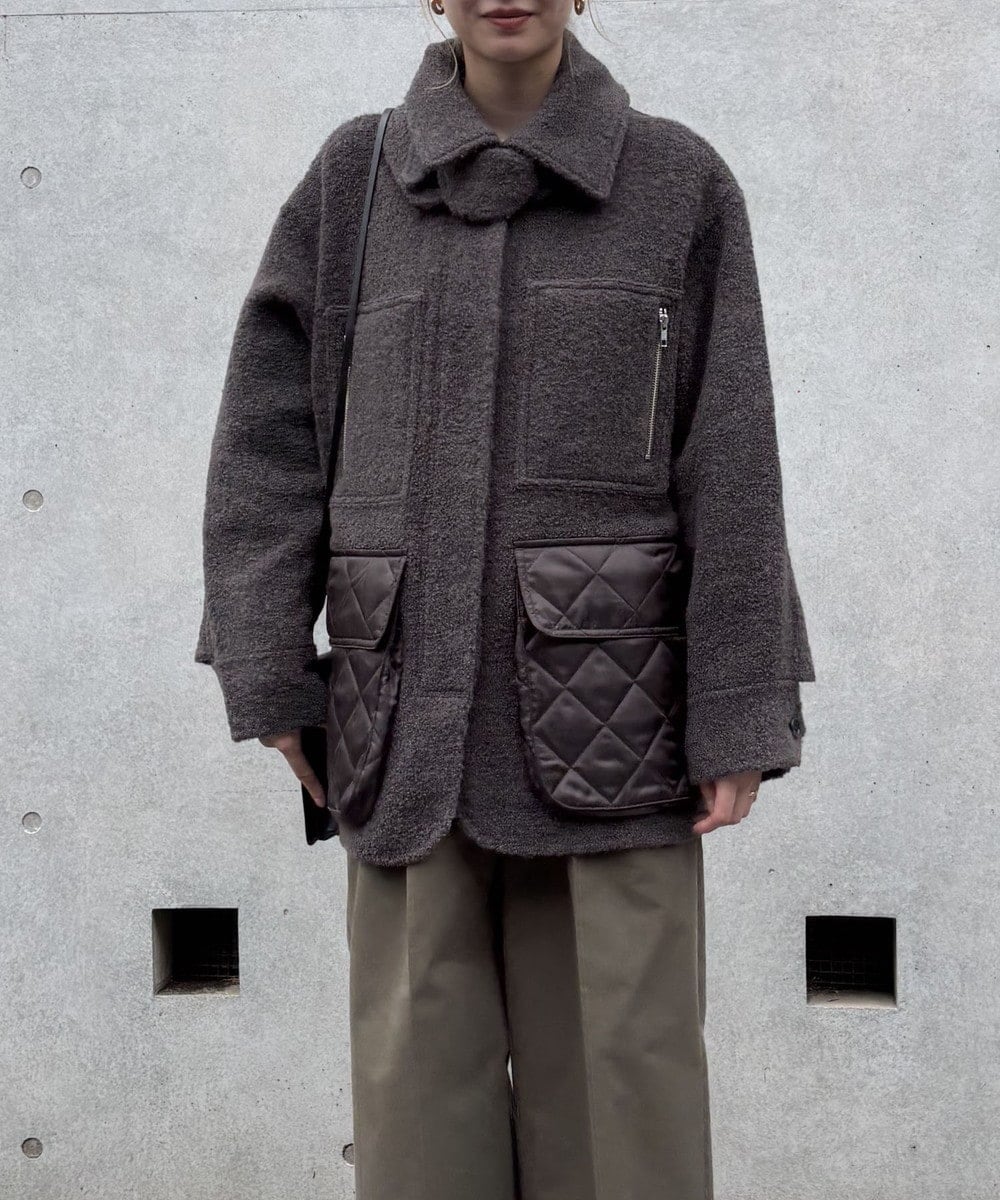 URBAN RESEARCH DOORS ショールカラー2WAYショートコート URBAN RESEARCH DOORS（アーバンリサーチドアーズ）の「ショール