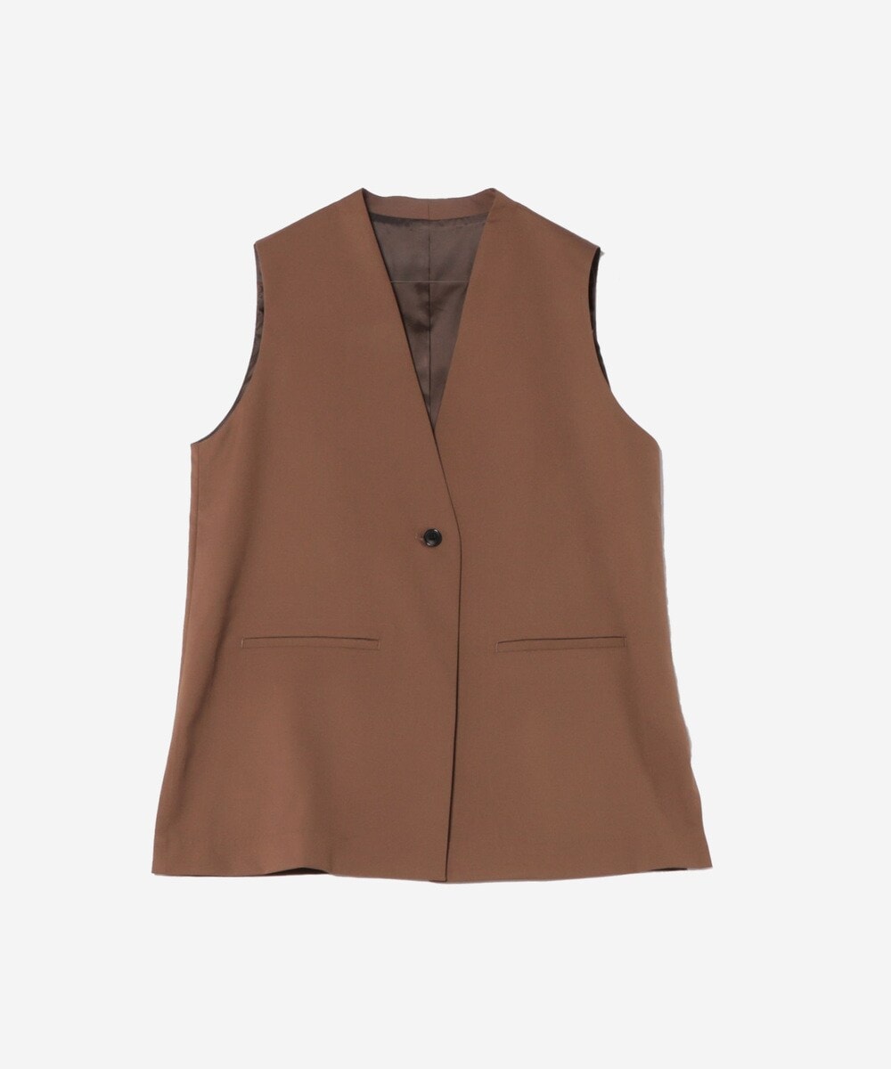 ○ファーニットVネックベスト | ノーブル(Noble) | マルイウェブチャネル