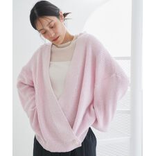 オードリーアンドジョンワッド(Audrey and John Wad)の和紙混カシュクール長袖カーディガン-手洗い可-