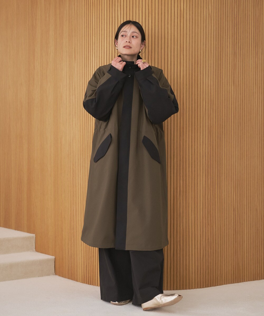 TAIONライナー付きスタンドカラーロングコート | オードリーアンド