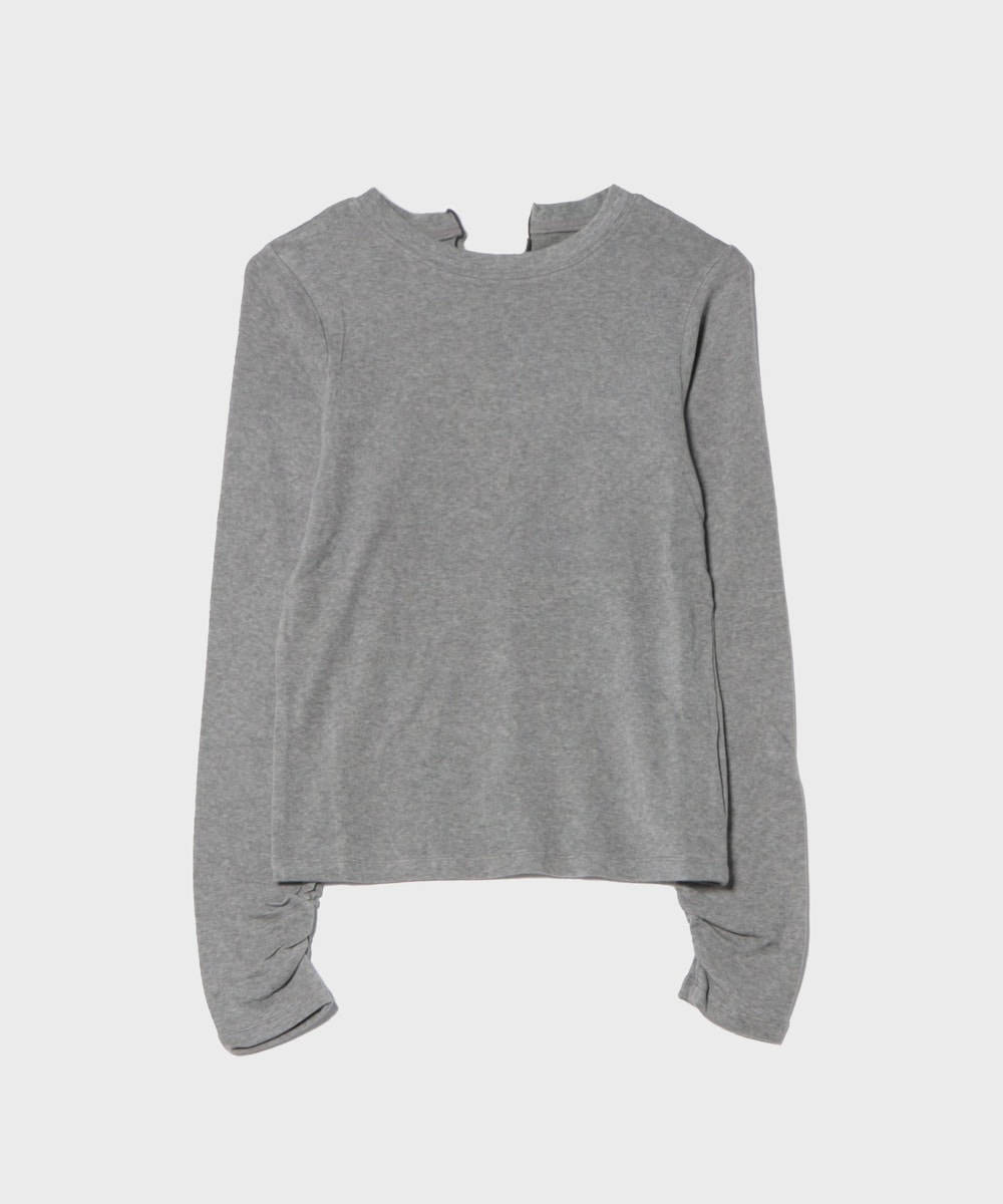 ウール混ベアフライスカットソー-手洗い可- | オードリーアンドジョン