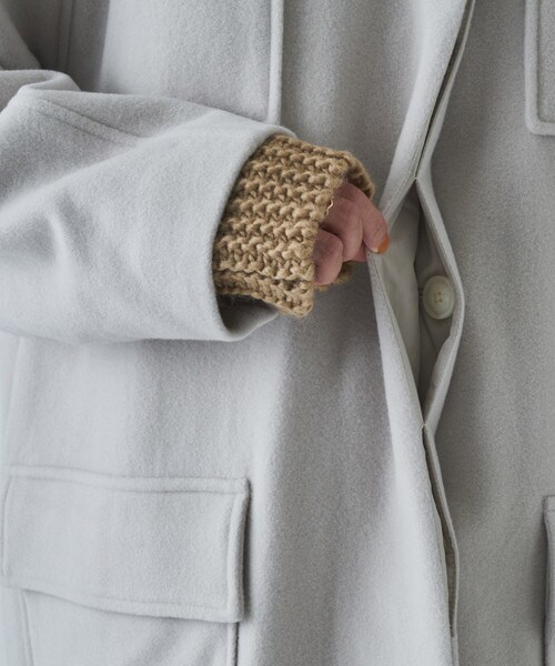 Audrey and John Wad】ステンカラーオーバーサイズコート | ランド