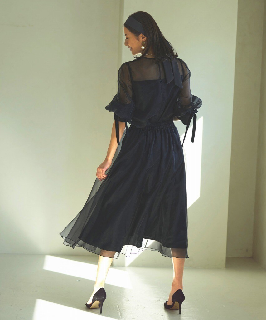 RUIRUE BOUTIQUE フェアリーブラウス＆スカート2点セットアップ