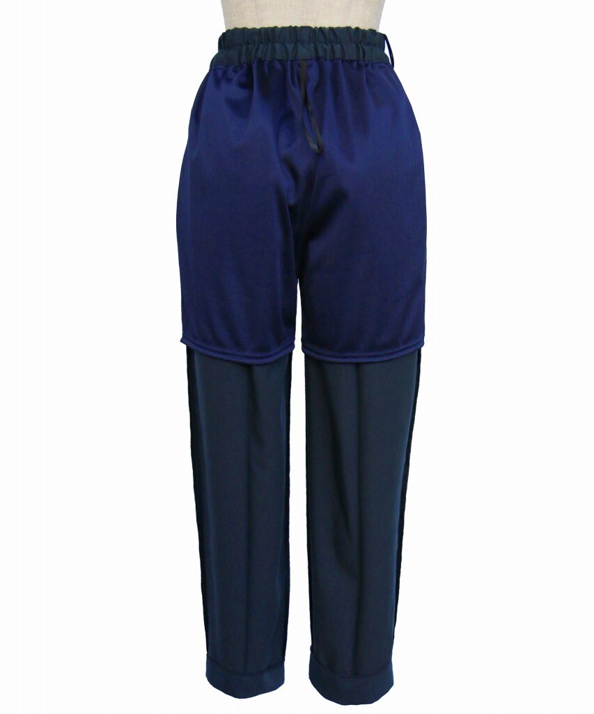 S～5L】プリーツフレアトップス＆パンツスーツ | ルイルエブティック