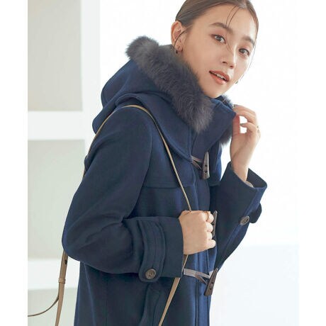 ダブレット SPIKE FUR LONG COAT どぎつ ファーコート M レオパード
