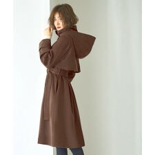 【S～3L】2waySTYLE フィット＆フレアー・ウールコート