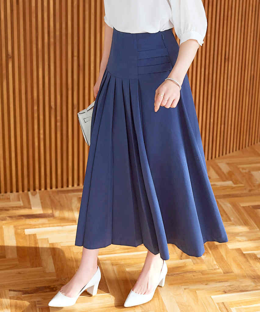 S～3L】選べる3typeシルエットスカート（マーメイドタックスカート