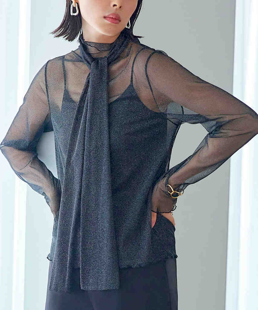 [�}���C]�yS�`LL�z�y��􂢁z�����`���[�� �V�A�[�g�b�v�X/���C���G�u�e�B�b�N�iRUIRUE BOUTIQUE�j �u���b�N