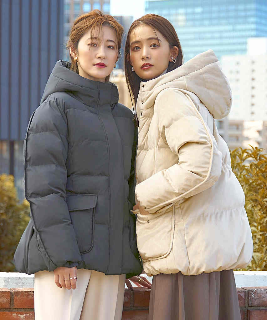 ルイルエブティック（RUIRUE BOUTIQUE）/【S〜3L】ライトサーモ プレシャスカラー フーディーパデッドコート S～3L】ライトサーモ プレシャスカラー フーディーパデッドコート