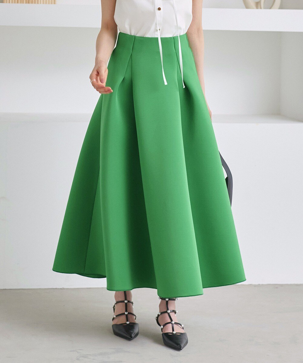 レディース スカート (フレアスカート、緑色・グリーン系) の一覧