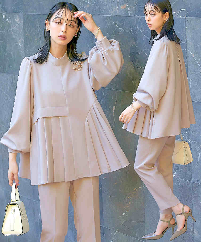 手洗いできるハイストレッチジョーゼット】テーラードジャケット